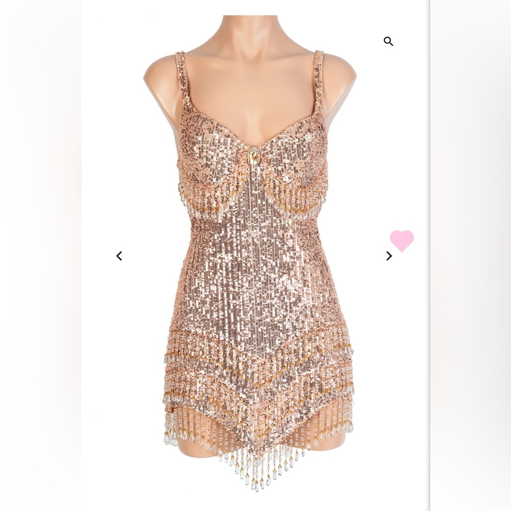 Rose gold dress